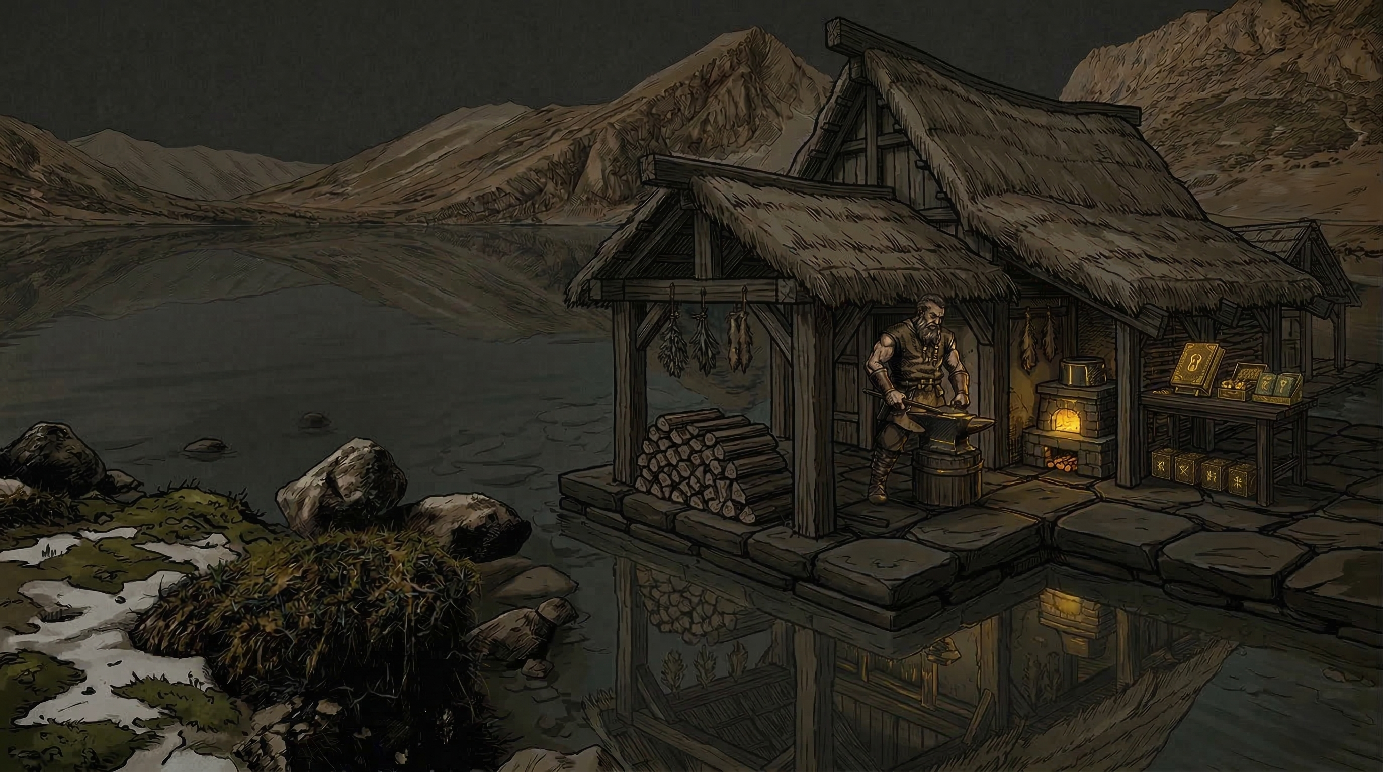 Runedforge — Norse blacksmith forge